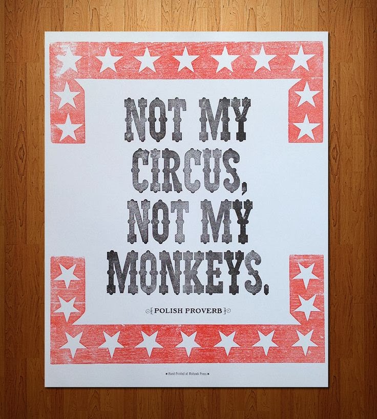 NOT MY MONKEYS CIRCUS