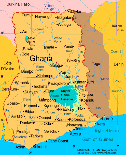 Ghana Map